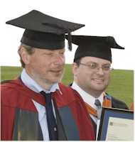 Dr Nigel Barlow (left) with Mr Roy Tucker