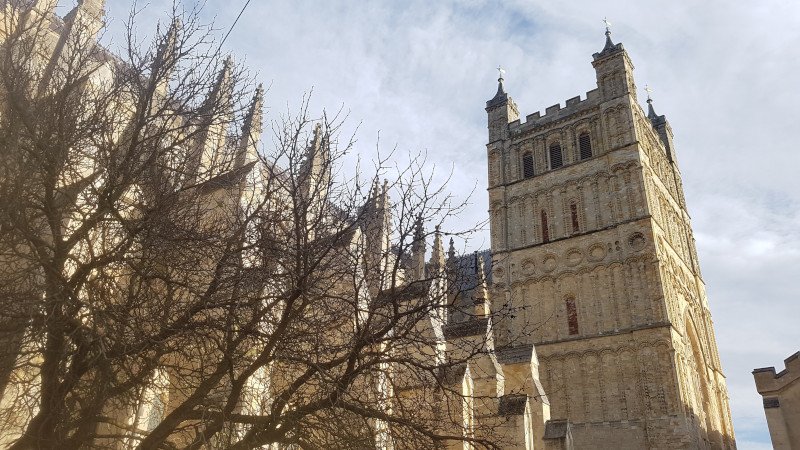 Exeter Cathedral, Devon, United Kingdom.